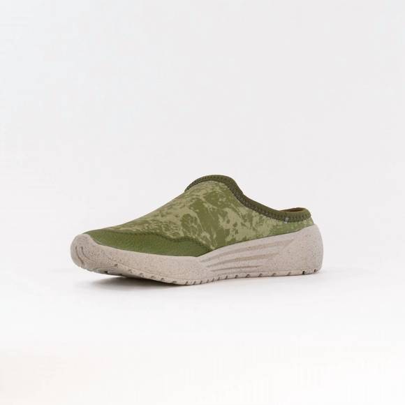 NEW PSUDO women's dune mule shoes in olive leaf - Picture 4 of 6